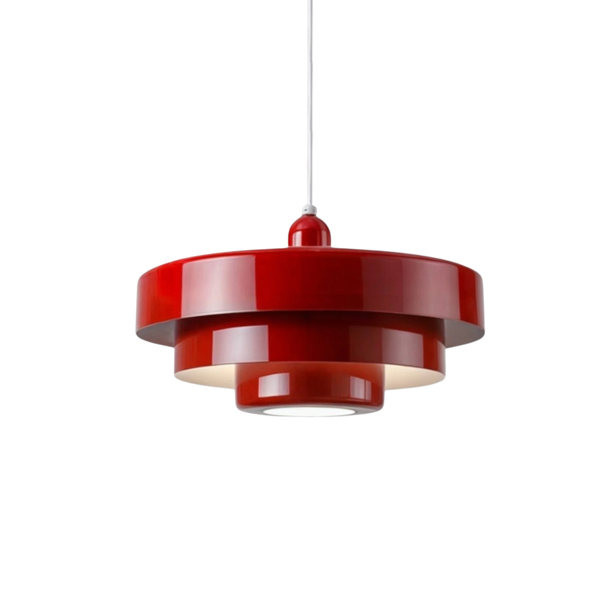 Bauhaus Style Tiered Glass Pendant Light For Ceiling Mount | Temsk