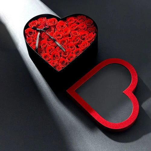 Amour Box Caixa de Presente Elegante em Forma de Coração para Apresentações Românticas de Flores | Temsk