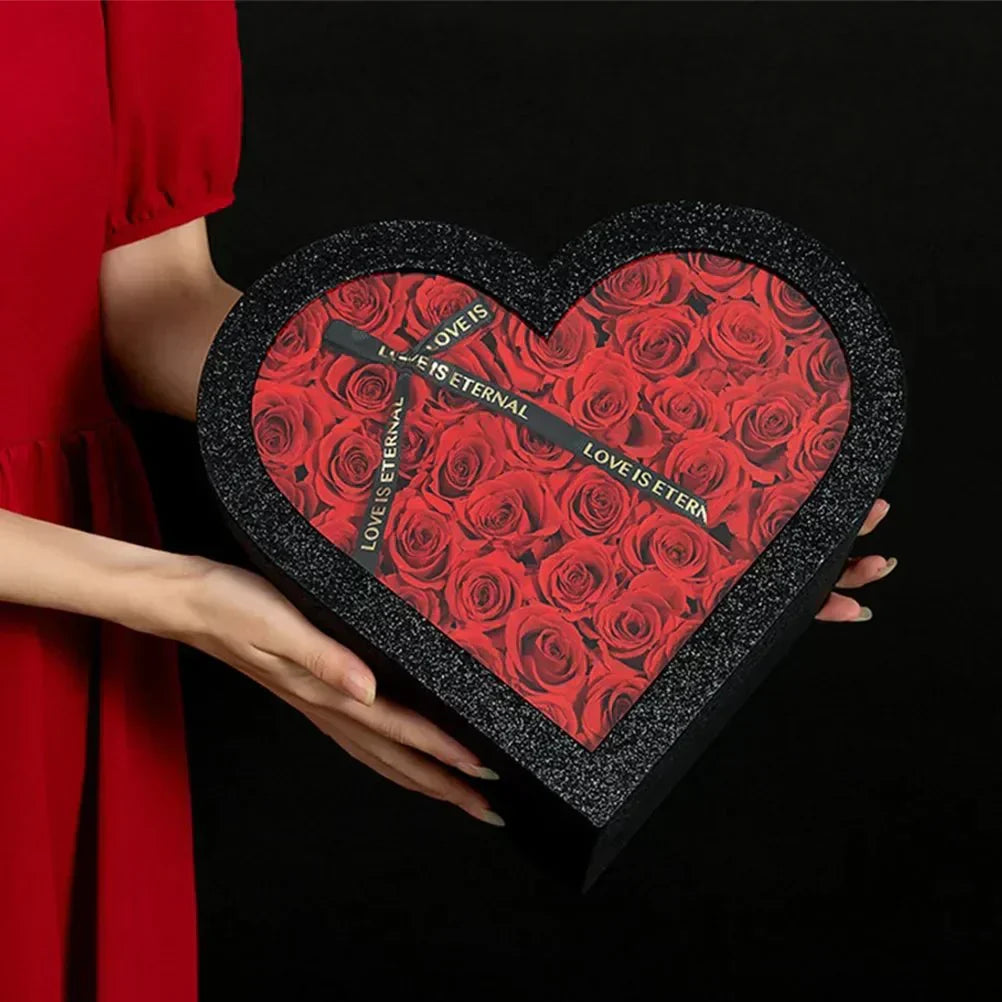 Amour Box Elegant Heart Shaped Gift Box For Romantic Flower Presentations | Temsk