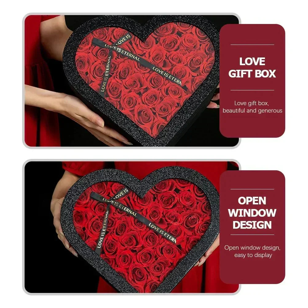 Amour Box Elegant Heart Shaped Gift Box For Romantic Flower Presentations | Temsk