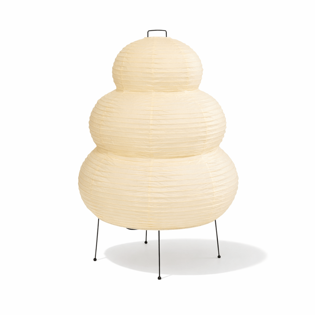 Rice Paper Floor Lamp With Layered Paper Shade | Temsk