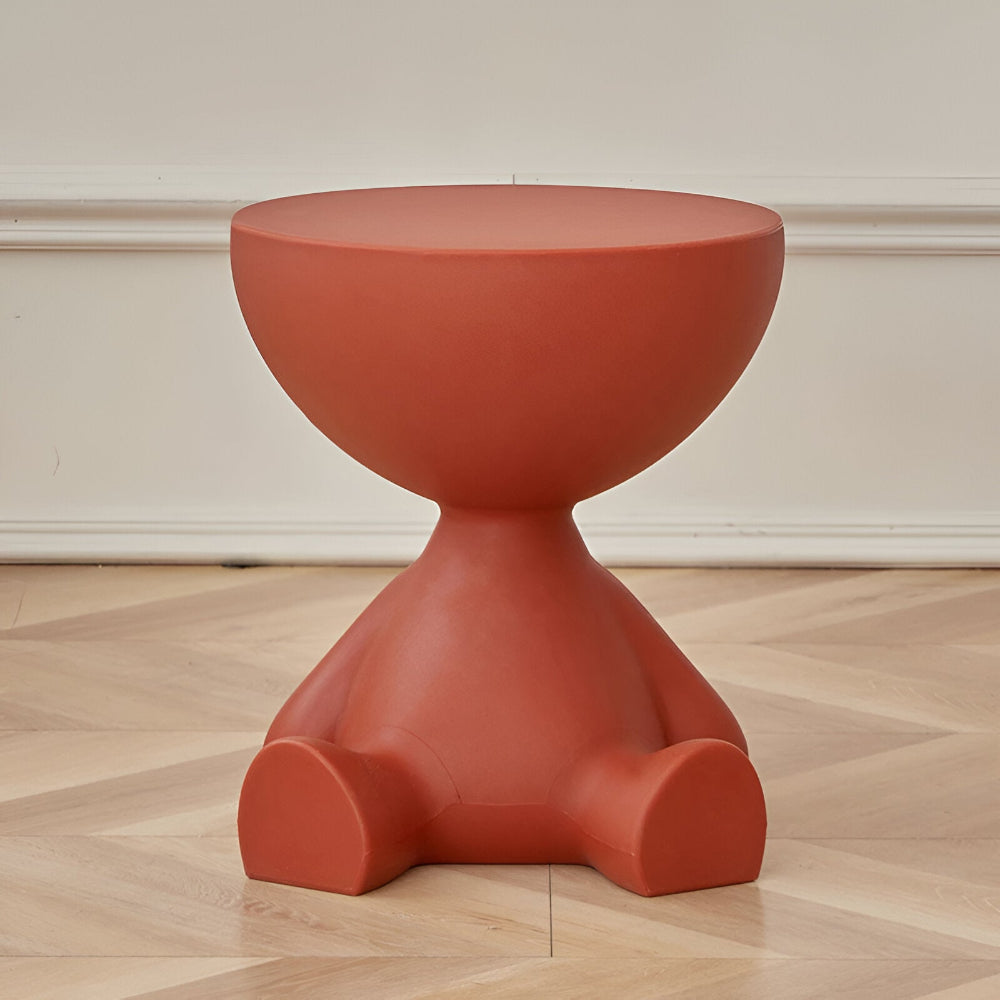 Round Modern Coffee Table With Stylish Accent Side Table For Living Rooms | Temsk
