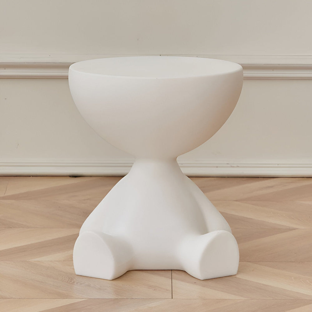 Round Modern Coffee Table With Stylish Accent Side Table For Living Rooms | Temsk
