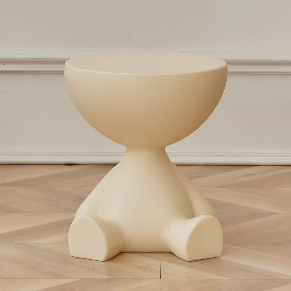 Round Modern Coffee Table With Stylish Accent Side Table For Living Rooms | Temsk