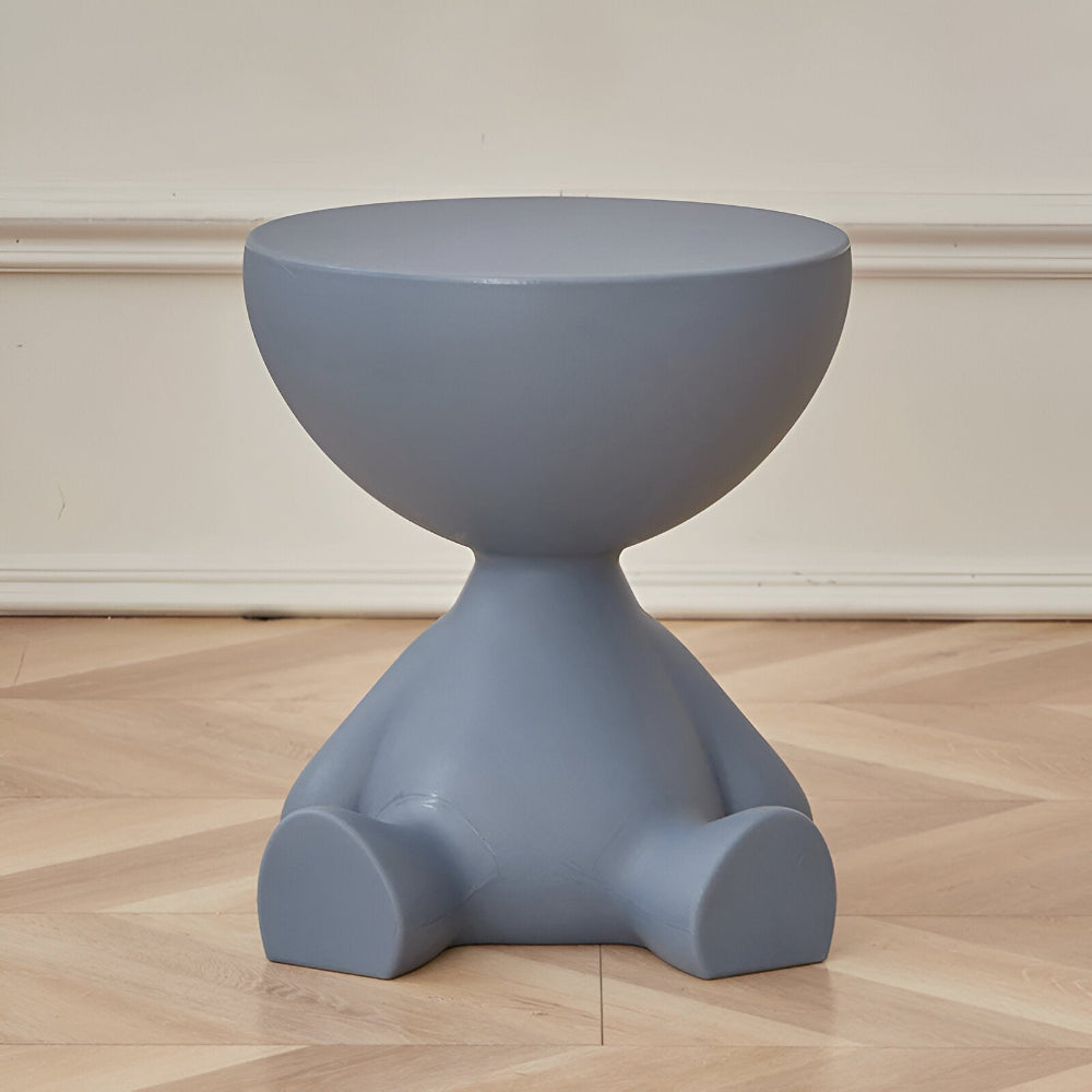 Round Modern Coffee Table With Stylish Accent Side Table For Living Rooms | Temsk