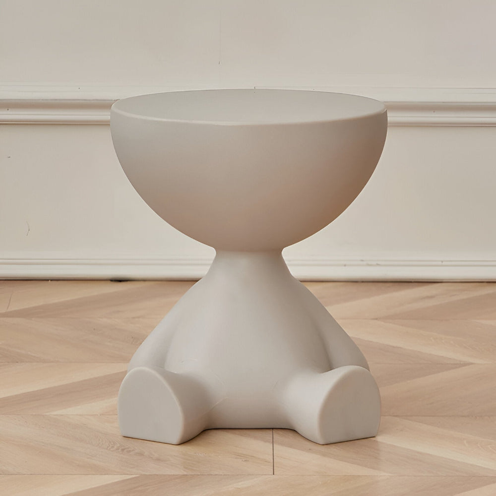 Round Modern Coffee Table With Stylish Accent Side Table For Living Rooms | Temsk