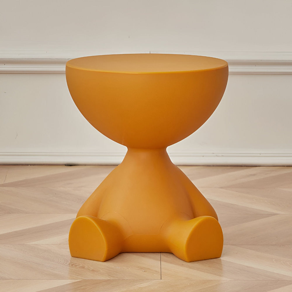 Round Modern Coffee Table With Stylish Accent Side Table For Living Rooms | Temsk