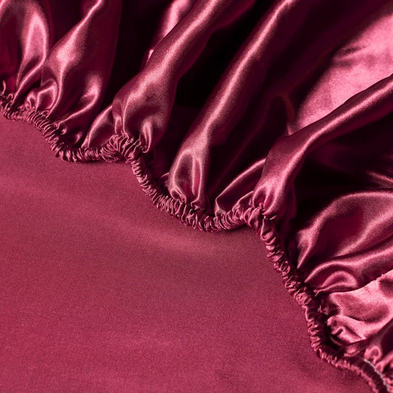 CalmSilk Chladivý ledový saténový prostěradlo s elastickým lemem | Temsk