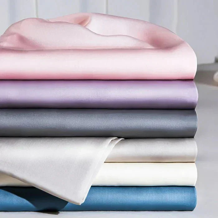 CalmSilk Chladivý ledový saténový prostěradlo s elastickým lemem | Temsk