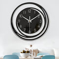 Sorana Wanduhr mit modernem schwarzen Akzent und nordischem Acryl-Design | Temsk