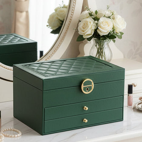 Aurora Leather Jewellery Box For Elegant Storage Solutions | Temsk
