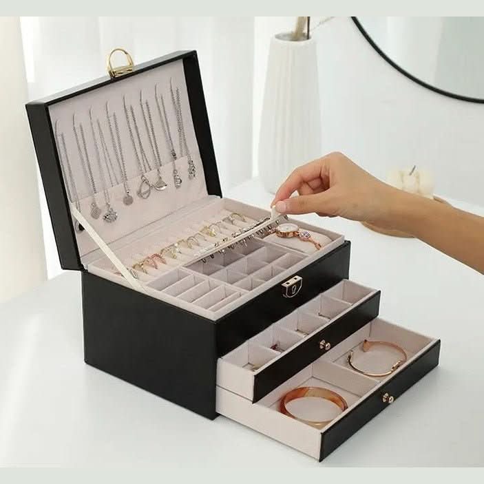 Aurora Leather Jewellery Box For Elegant Storage Solutions | Temsk