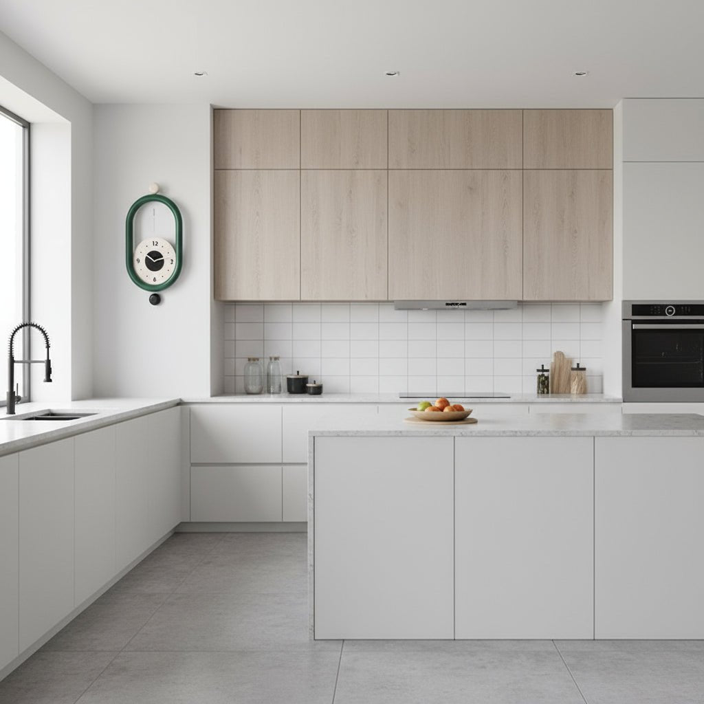 Aurelia dlouhé nástěnné hodiny s luxusním 3D designem a tichým chodem | Temsk
