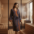 Vintage unisex kimono župan z bavlněné gázy | Temsk
