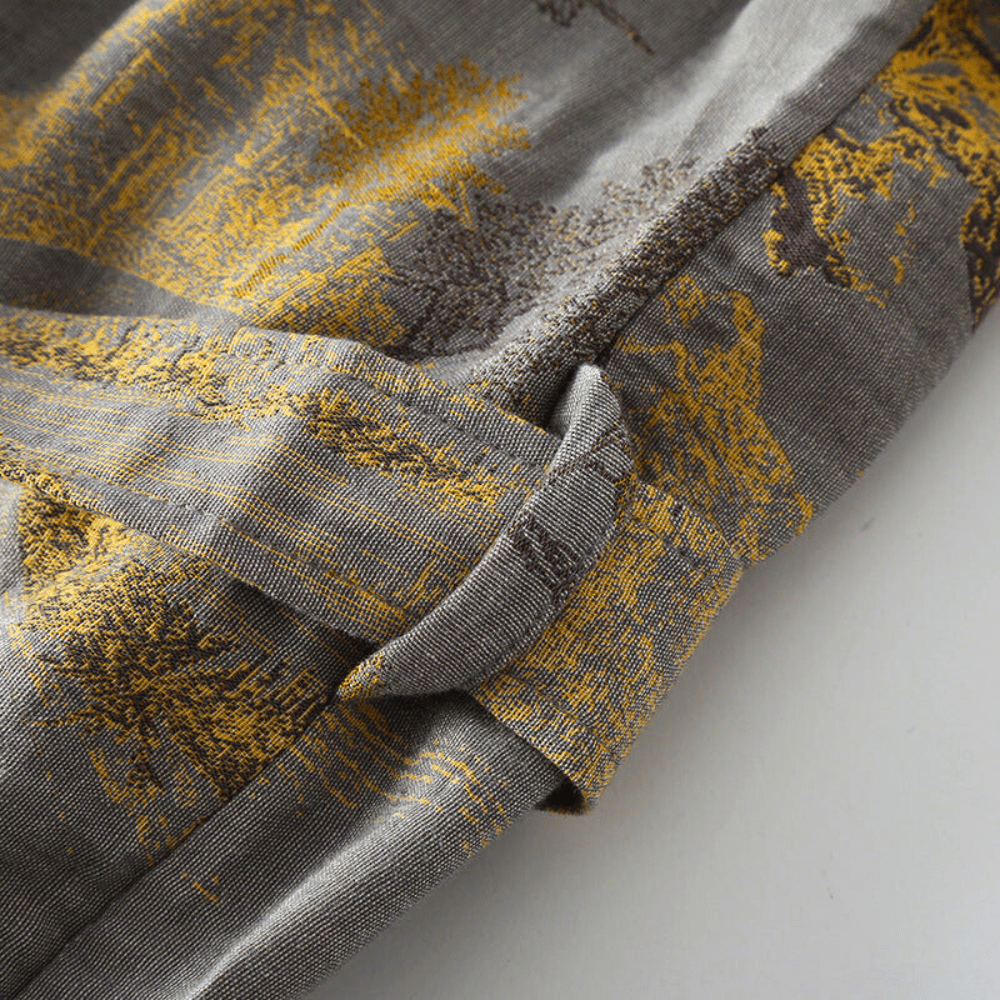 Vintage unisex kimono župan z bavlněné gázy | Temsk