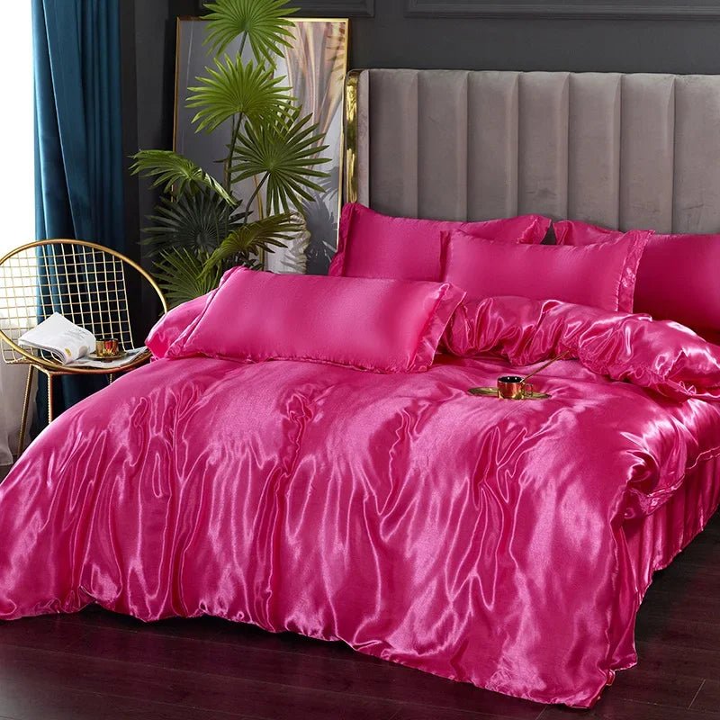 LunaSilk Satin Bedding Set For Restful Sleep Comfort | Temsk
