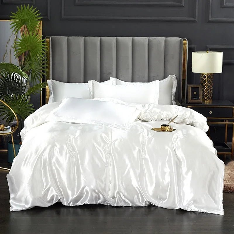 LunaSilk Satin Bedding Set For Restful Sleep Comfort | Temsk