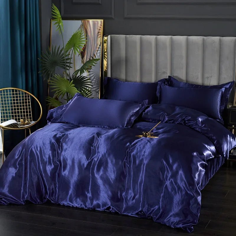 LunaSilk Satin Bedding Set For Restful Sleep Comfort | Temsk