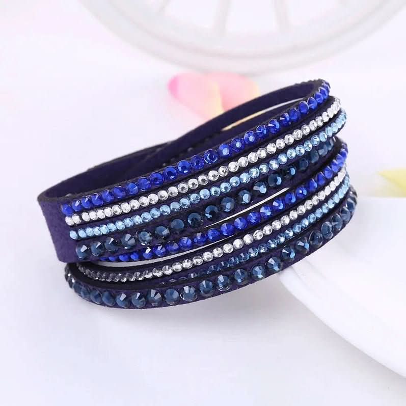 Elegant Crystal Wrap Bracelet With Crystals For Women | Temsk