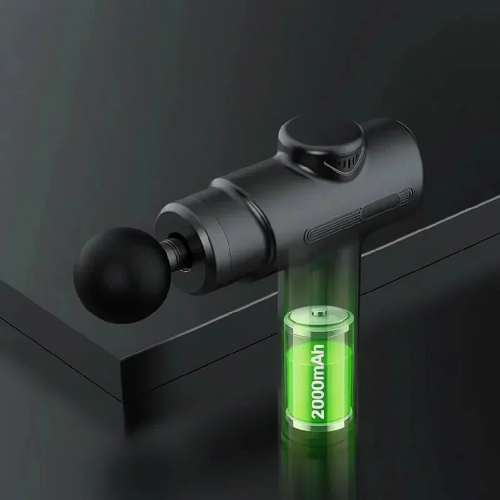 VitaPulse 8 elektrická masážní pistole s 8 nástavci pro hlubokou masáž tkání | Temsk