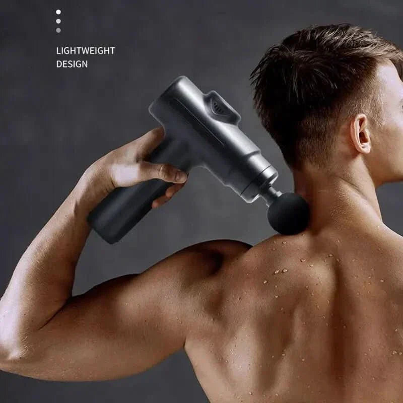 VitaPulse 8 elektrická masážní pistole s 8 nástavci pro hlubokou masáž tkání | Temsk