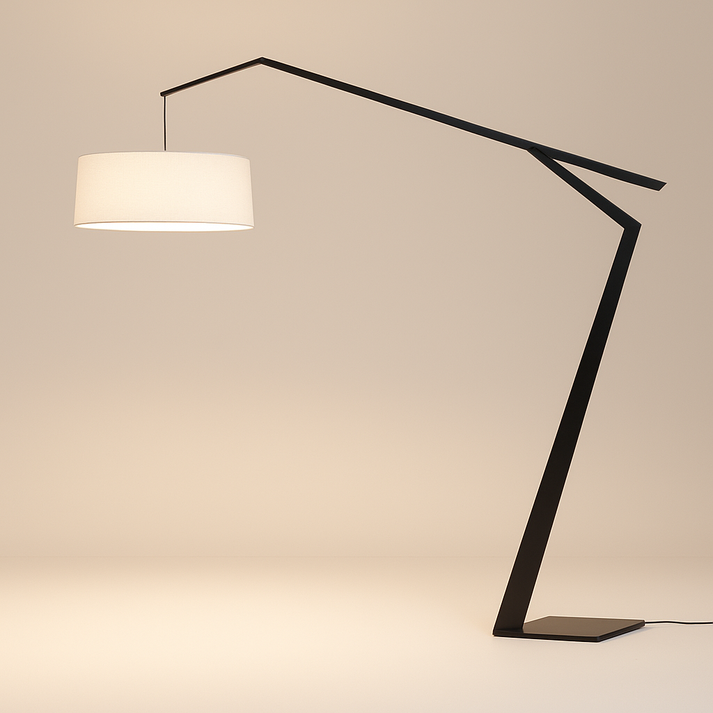 LumaCraft stylová moderní nastavitelná stojací lampa do obývacího pokoje | Temsk