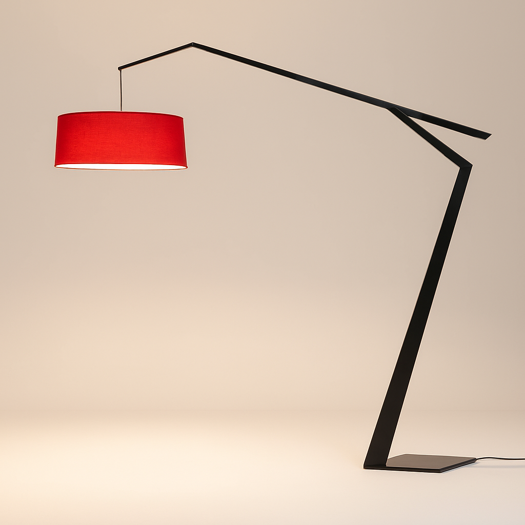 LumaCraft stylová moderní nastavitelná stojací lampa do obývacího pokoje | Temsk