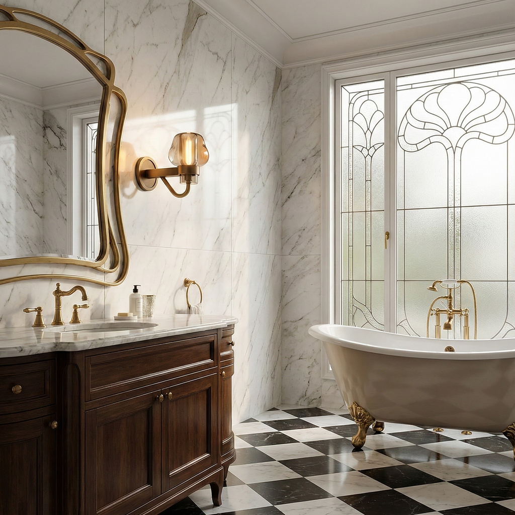 Lampada da parete elegante moderna in cristallo AureliaGlow | Temsk