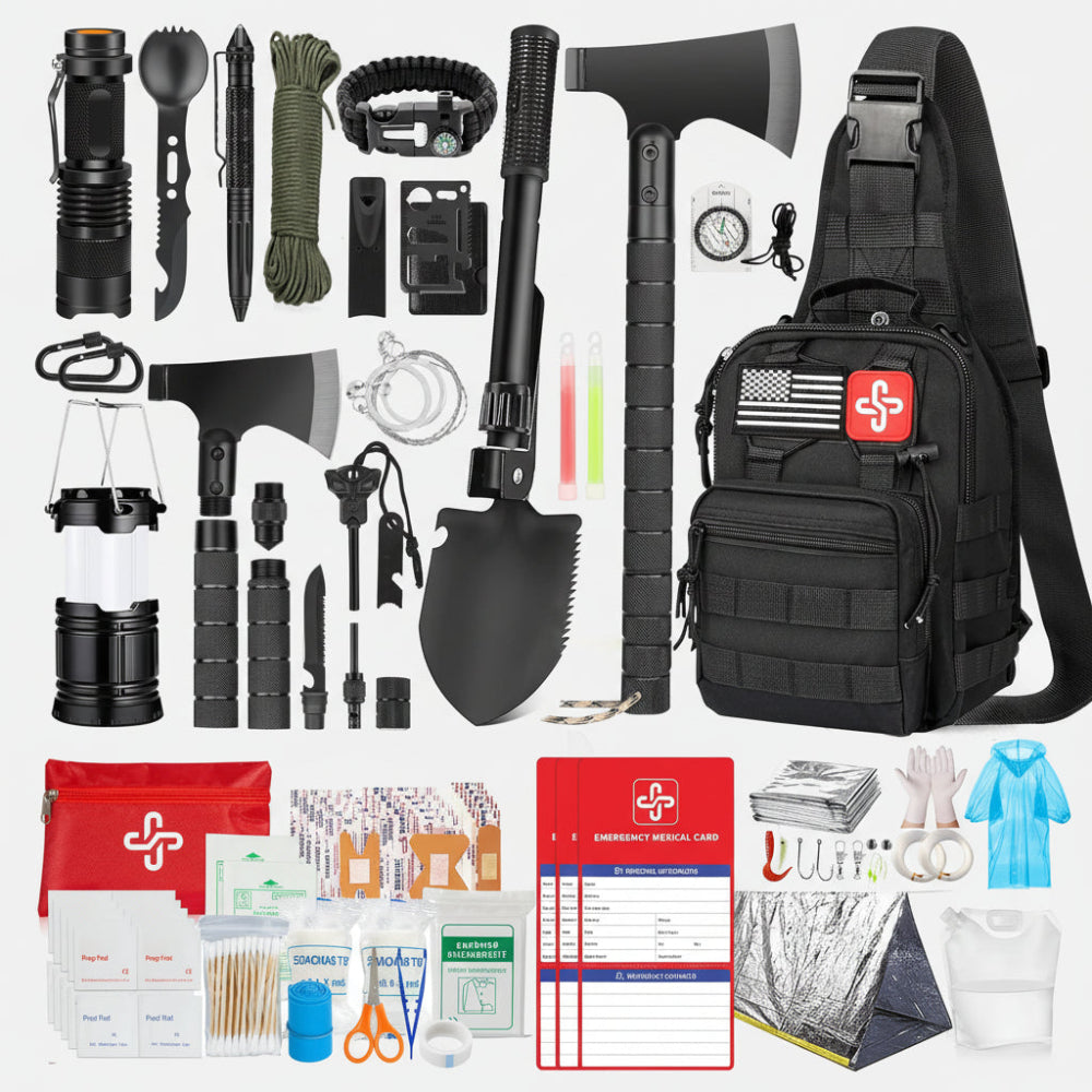 Disaster Ready Survival Kit With 262 Tools And Gear | Temsk
