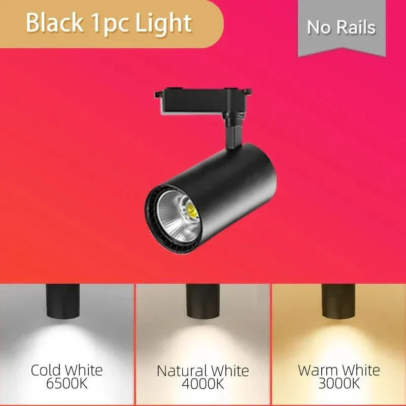NovaGlow LED Spotlight For Living Spaces With Adjustable Light Angle | Temsk