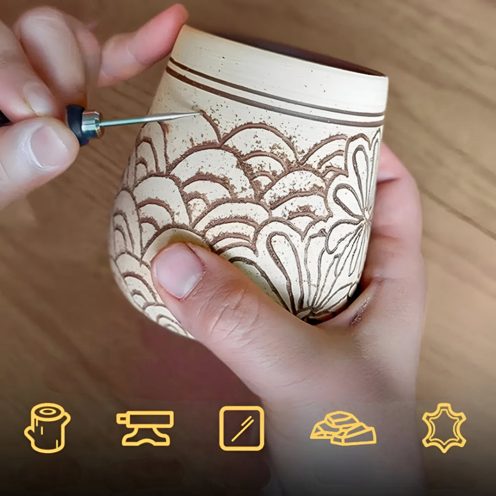 Electric Etching Pen For Precise Personalization On DIY Projects | Temsk
