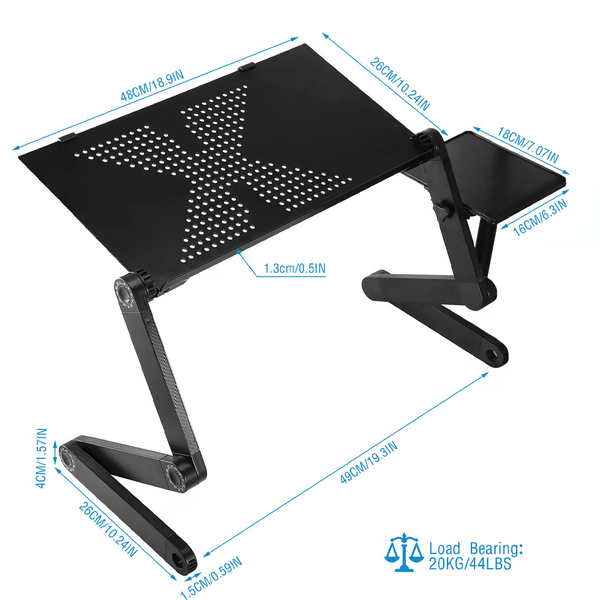 VertaFlex 360 Ergonomic Laptop Stand For Healthy And Flexible Working | Temsk