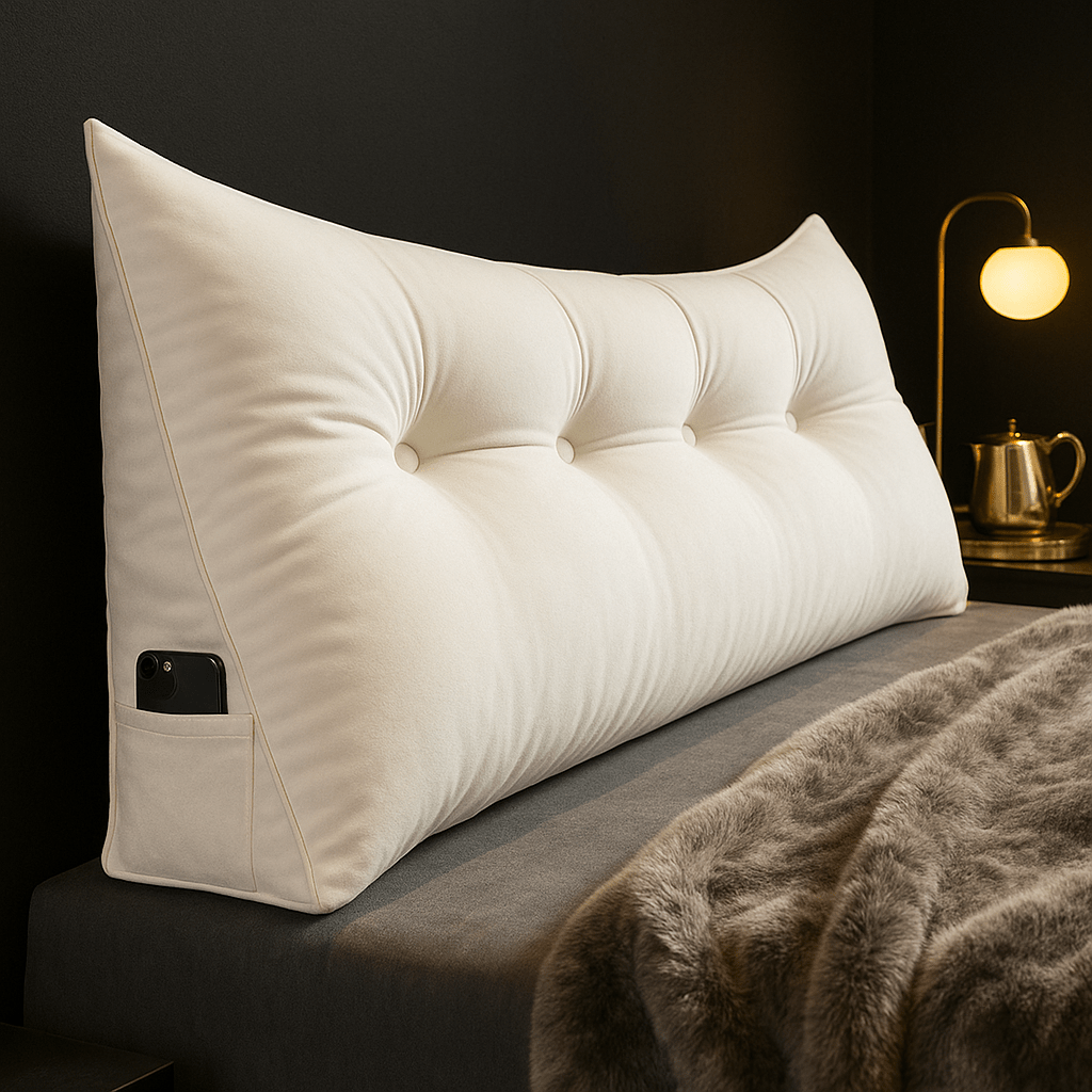 CozyNest Kilepude til Ergonomisk Rygstøtte på Seng og Sofa | Temsk