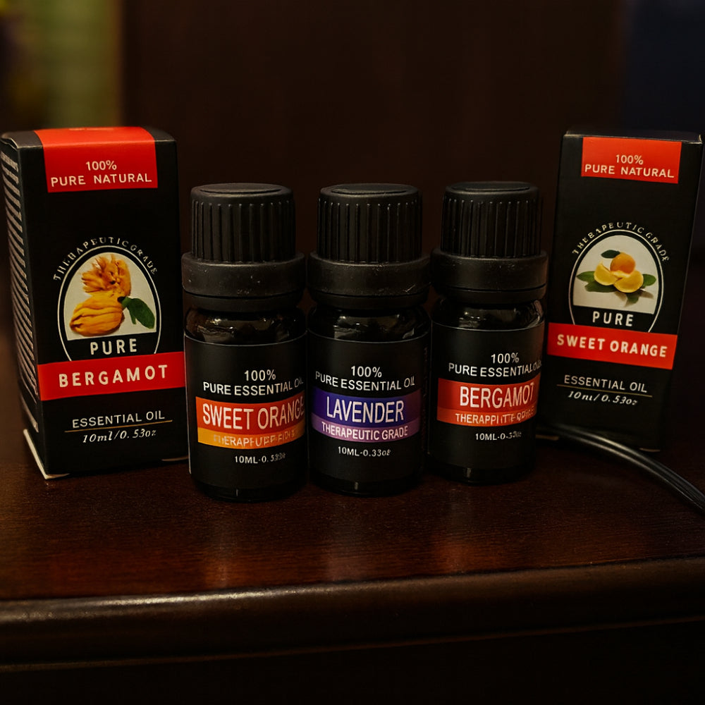 Aromatyczne olejki roślinne, butelka 10 ml do dyfuzorów | Temsk