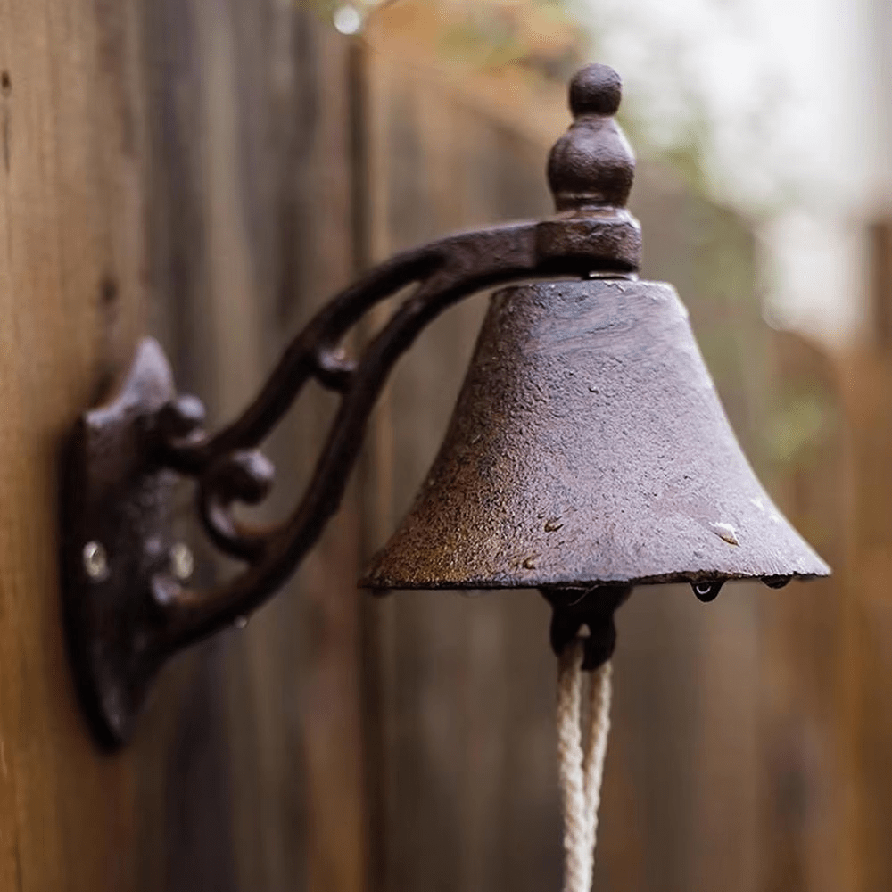 Aurelia Bell Classic Cast Iron Doorbell In Vintage Style For Stylish Entrances | Temsk
