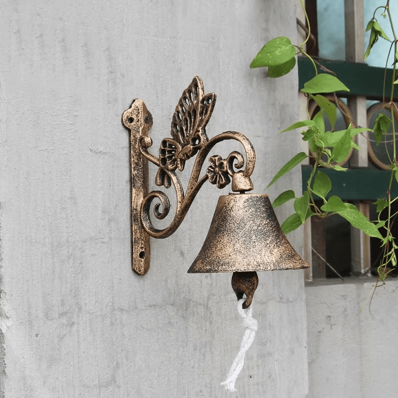 Aurelia Bell Classic Cast Iron Doorbell In Vintage Style For Stylish Entrances | Temsk