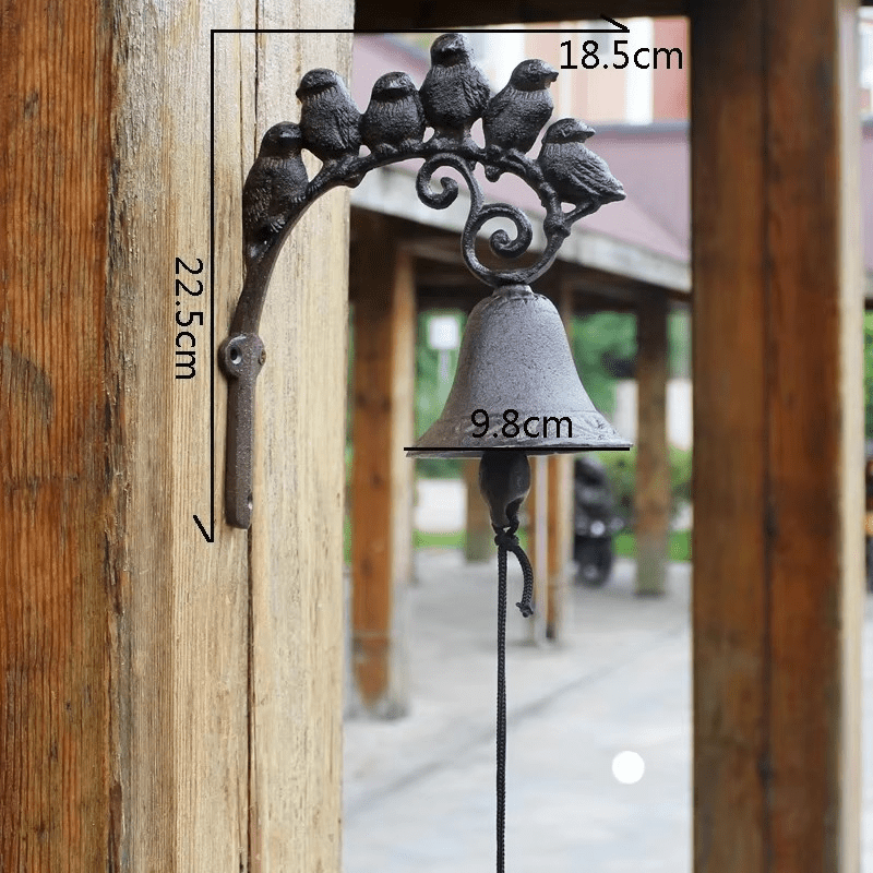Aurelia Bell Classic Cast Iron Doorbell In Vintage Style For Stylish Entrances | Temsk