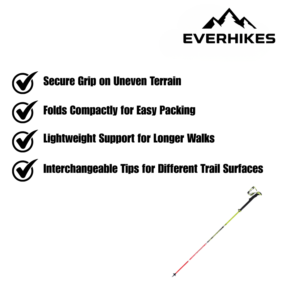 Trekking Pole, Lightweight Folding Carbon | Temsk