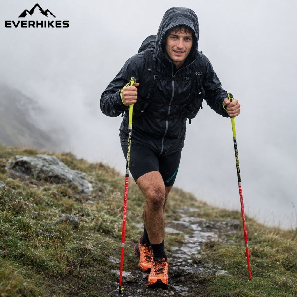 Trekking Pole, Lightweight Folding Carbon | Temsk