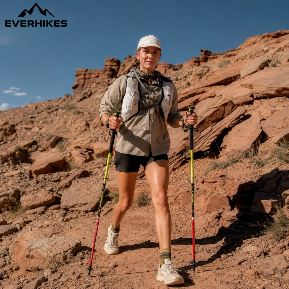 Trekking Pole, Lightweight Folding Carbon | Temsk