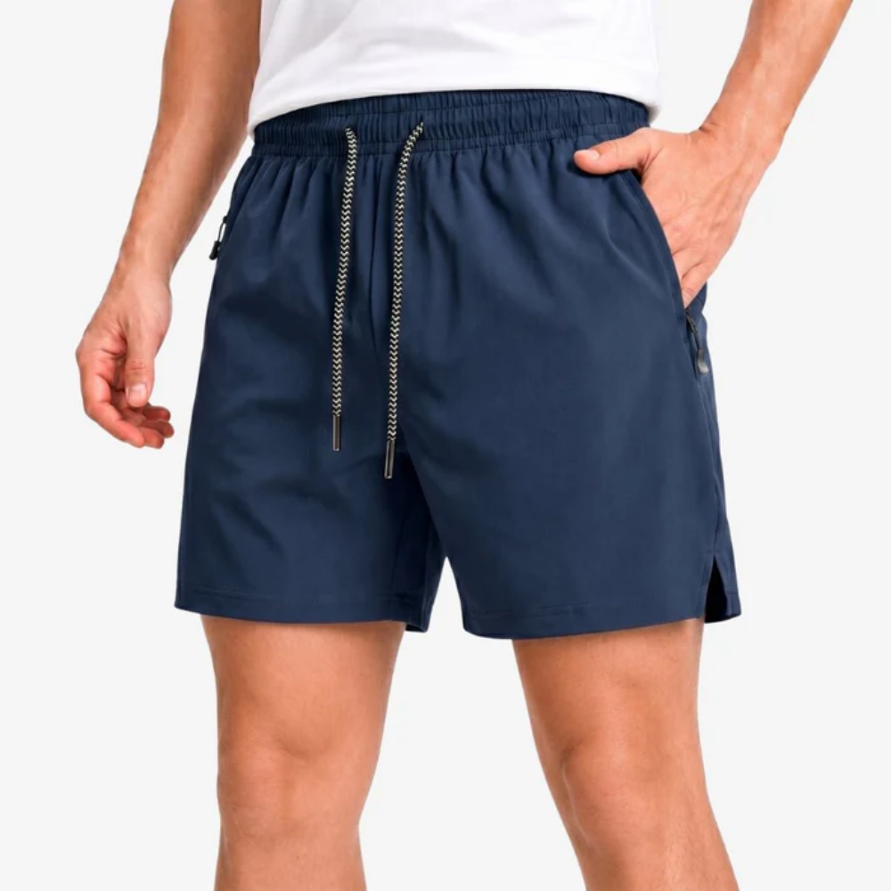 Pantaloncini sportivi leggeri e traspiranti con coulisse