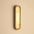 NovaLumen Elegant Sculptural Alabaster Wall Sconce Light Fixture | Temsk