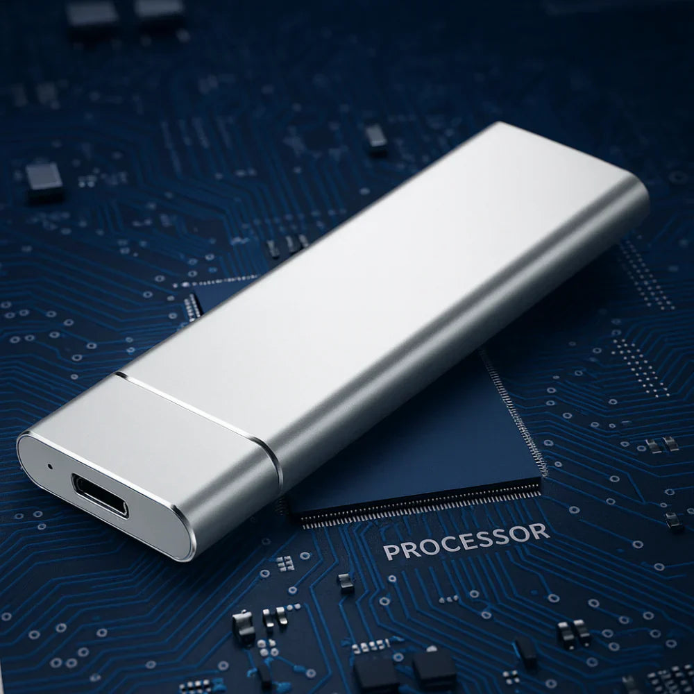 Hliníkový externí přenosný disk pro snadné ukládání dat | Temsk