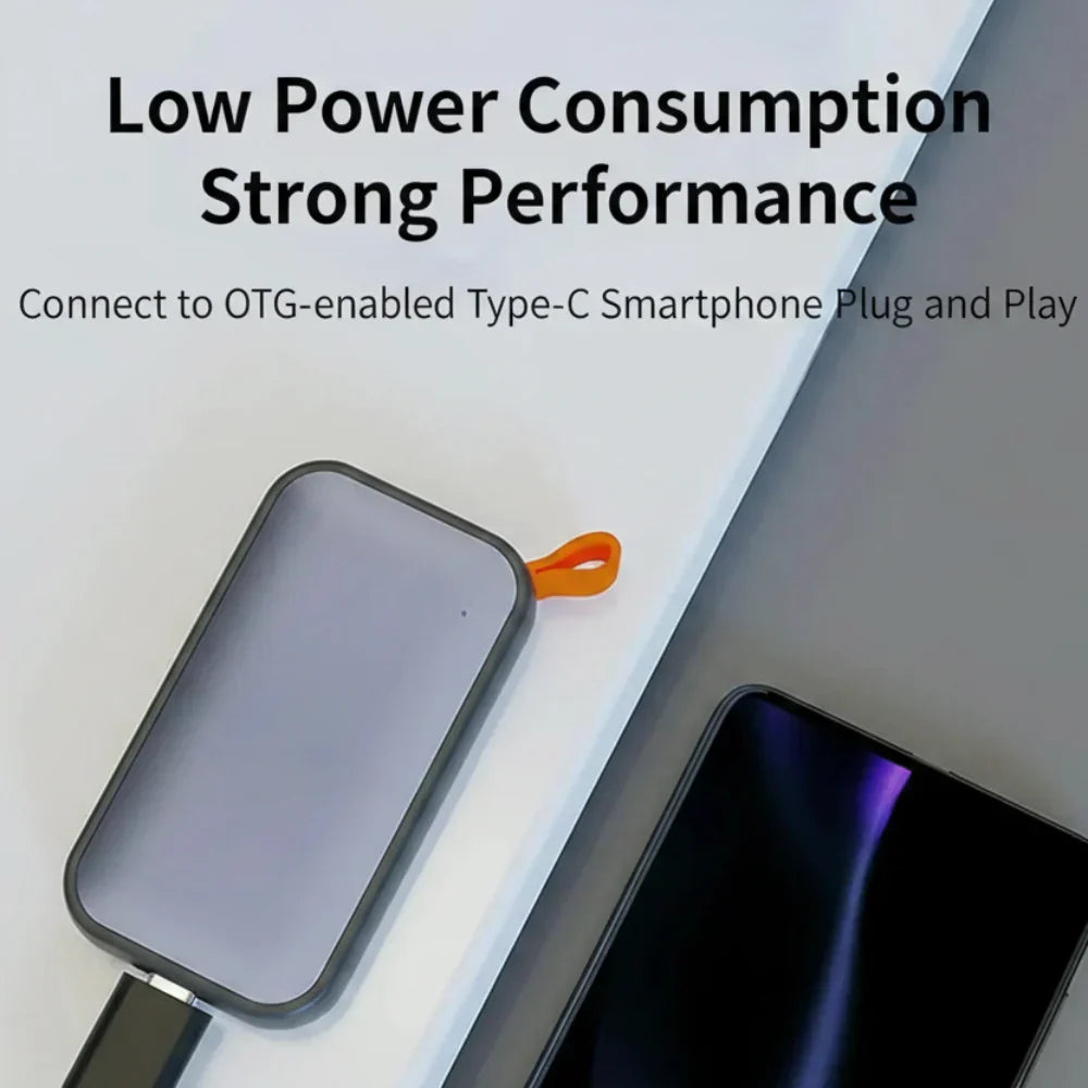 Portable External SSD 512GB With 1050 MBps Data Transfer | Temsk