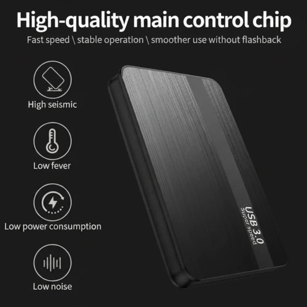 Portable External SSD Drive For Backup Storage With USB 3.0 | Temsk