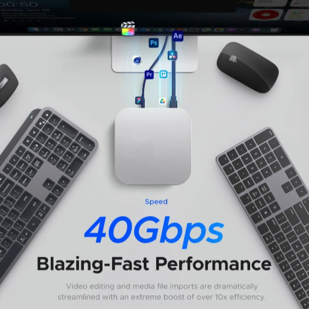 Portable USB C SSD External Drive For Fast Data Storage | Temsk