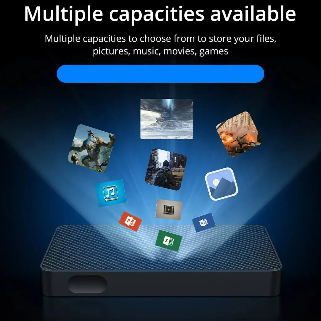 Compact External Portable SSD With USB 3.0 For Quick Data Backup And Storage | Temsk