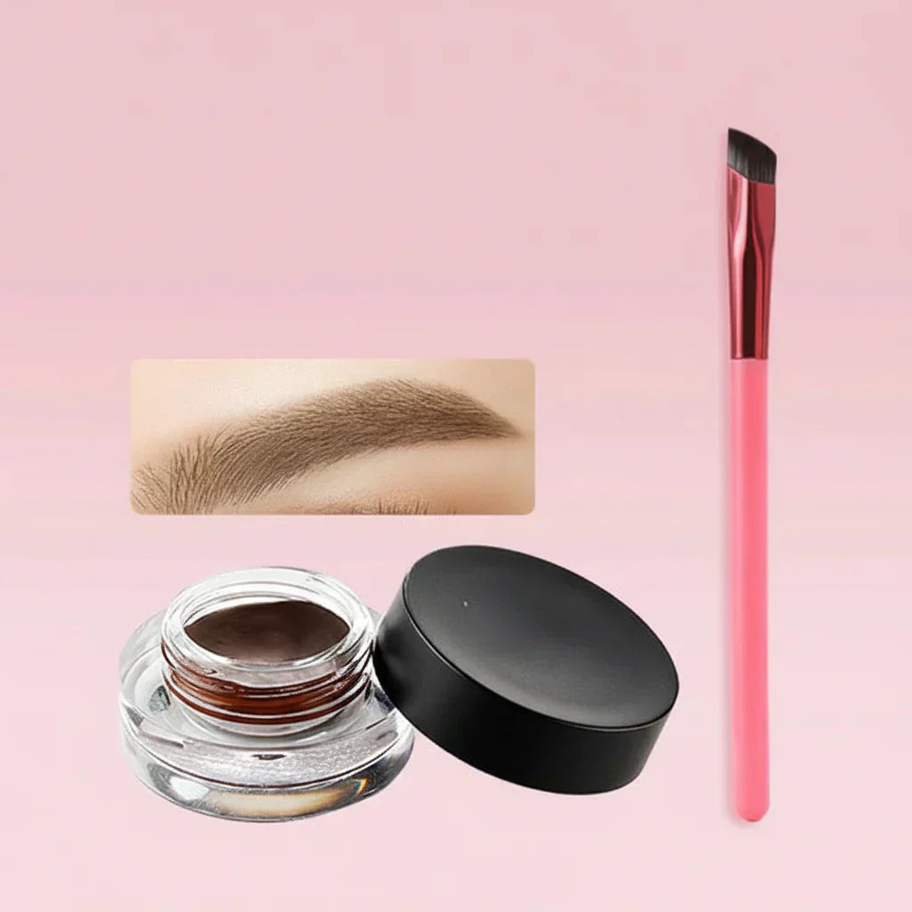 4D Stroke Brow Tool With Stamp Brush For Waterproof Makeup | Temsk