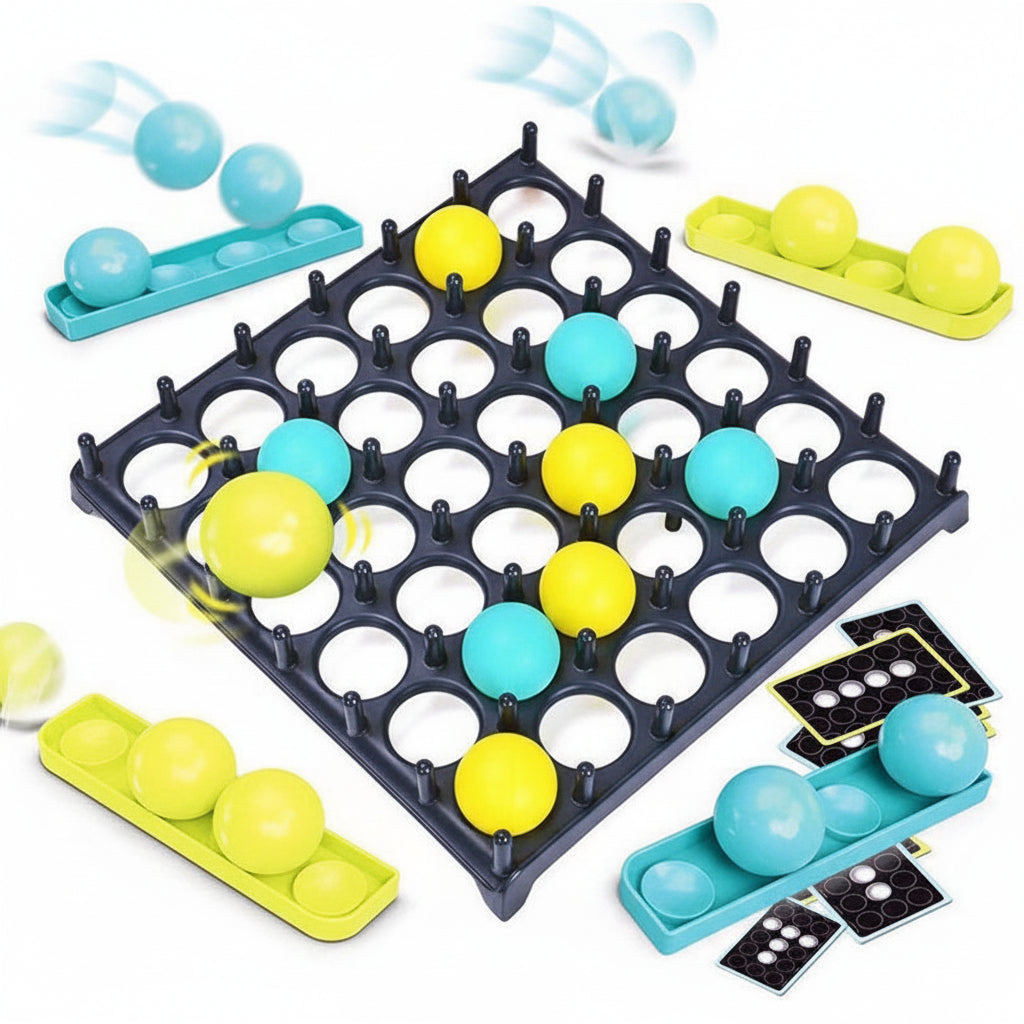Interactive Party Board Game For Ball Toss And Connect Play | Temsk