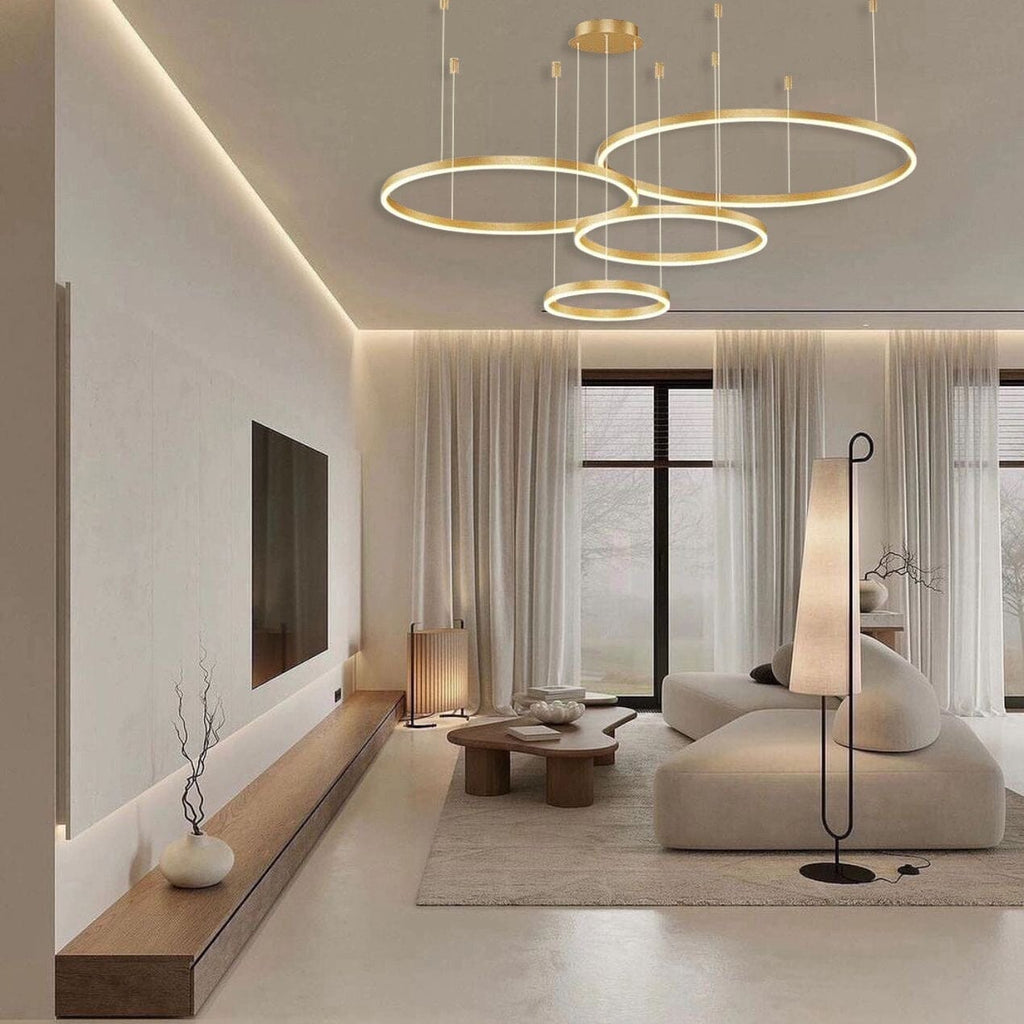 Solara Ring Lamp With Premium Aluminum And Acrylic Construction 12500 Lumens | Temsk